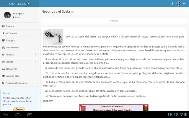 XaCatolicos android App screenshot 0